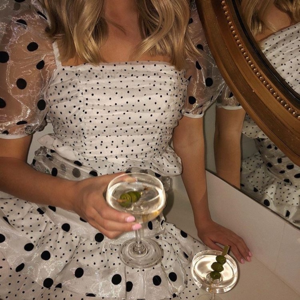 Delphine NEW polka dot dress 🦓